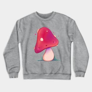 A Woodland Mushroom - Watercolour Mushroom Crewneck Sweatshirt